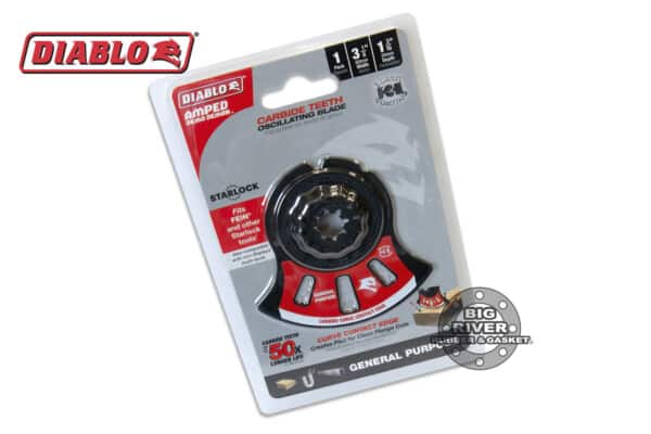Diablo DOS3125RCGP 3-1/8" AMPED™ Demo Demon™ Starlock Carbide Teeth Oscillating Blade for General Purpose Cuts