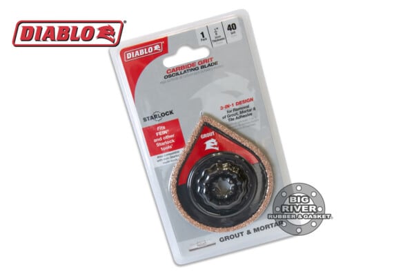 Diablo DOSCGX 2-3/4" Starlock Carbide Grit Oscillating Sanding Blade for Grout and Mortar