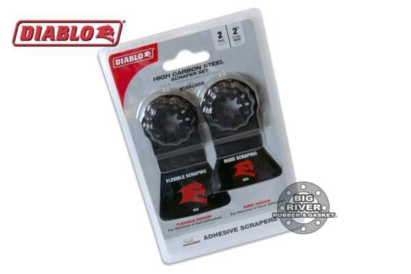 Diablo DOSSCRP2 Starlock High Carbon Steel Oscillating Scraper Set for Adhesive Removal