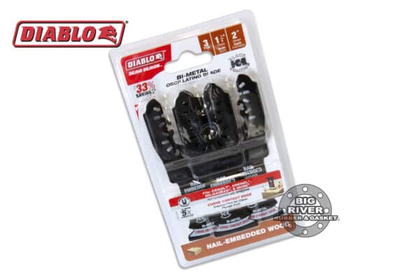 Diablo DOU125BW3 1-1/4" Demo Demon™ Universal Fit Bi-Metal Oscillating Blades for Nail-Embedded Wood (3-Pack)