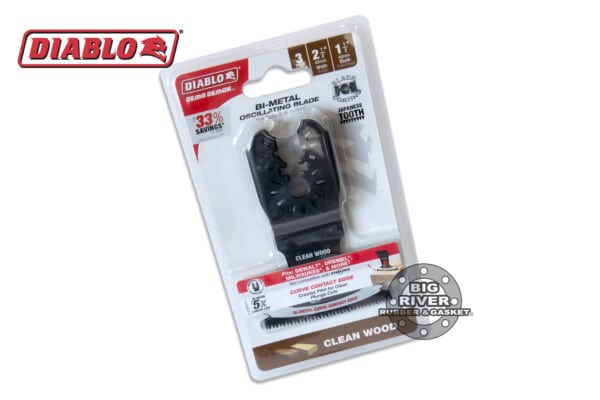 Diablo DOU250JBW3 2-1/2" Demo Demon™ Universal Fit Bi-Metal Oscillating Blades for Clean Wood (3-Pack)