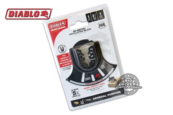 Diablo DOU350RBGP 3-1/2" Demo Demon™ Universal Fit Bi-Metal Oscillating Blade for General Purpose Cuts