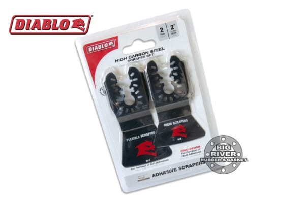 Diablo DOUSCRP2 Universal Fit High Carbon Steel Oscillating Scraper Set for Adhesive Removal