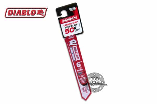 Diablo DS0620CF 6" 20TPI Steel Demon™ Carbide Teeth Reciprocating Saw Blade for Thin Metal