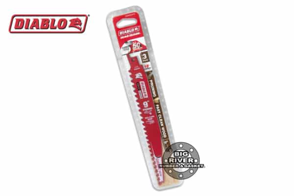 Diablo DS0903CP3 9" 3TPI Demo Demon™ Carbide Tipped Reciprocating Saw Blades for Pruning and Clean Wood (3-Pack)