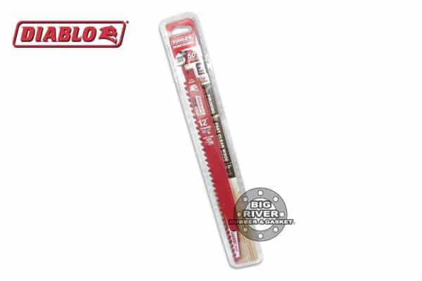 Diablo DS1203CP3 12" 3TPI Demo Demon™ Carbide Teeth Reciprocating Saw Blades for Pruning and Clean Wood (3-Pack)