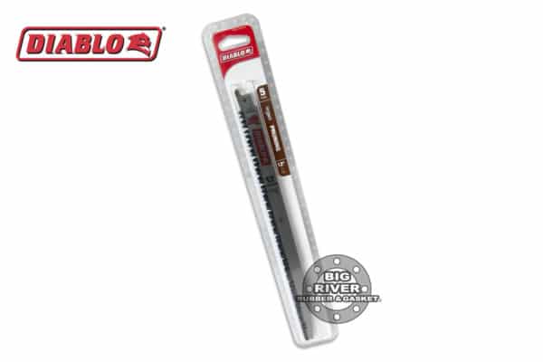 Diablo DS1205FG5 12" 5TPI Fleam Ground Reciprocating Saw Blades for Pruning and Clean Wood (5-Pack)