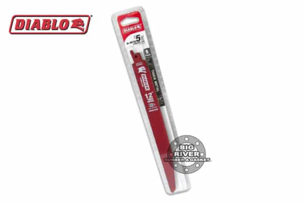 Diablo DS1208BFD5 12" Bi-Metal Reciprocating Saw Blade for Thick Metal/Demolition (5-Pack)
