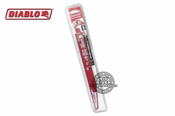 Diablo DS1209CGP3 12" 6/9TPI Demo Demon™ Carbide Teeth Reciprocating Saw Blades for General Purpose Cuts (3-Pack)