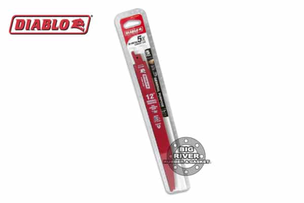 Diablo DS1214BGP5 12" 8/14TPI Bi-Metal Reciprocating Saw Blades for General Purpose Cuts (5-Pack)