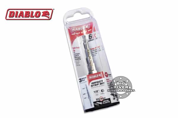 Diablo DSD0500S06 1/4" - 1/2" Impact Step Drill Bit (6 Steps)