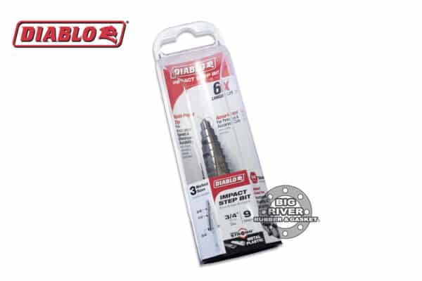 Diablo DSD0750S09 3/8" - 3/4" Impact Step Drill Bit (9 Steps)