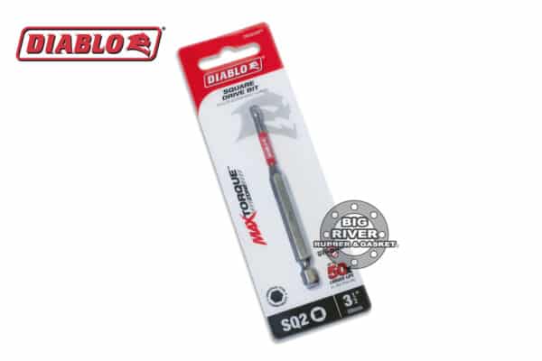 Diablo DSQ235P1 3-1/2" #2 Square Drive Bit