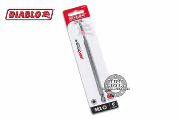 Diablo DSQ26P1 6" #2 Square Drive Bit