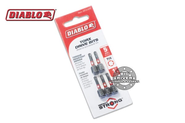 Diablo DT151P5 1" #15 Torx Drive Bits (5-Pack)