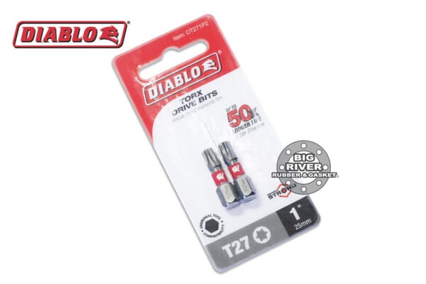 Diablo DT271P2 1" #27 Torx Drive Bits (2-Pack)