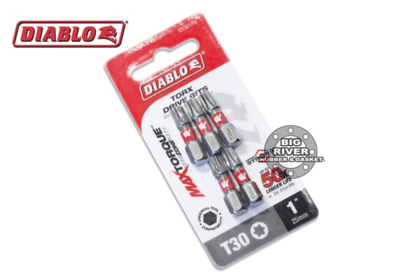 Diablo DT301P5 1" #30 Torx Drive Bits (5-Pack)
