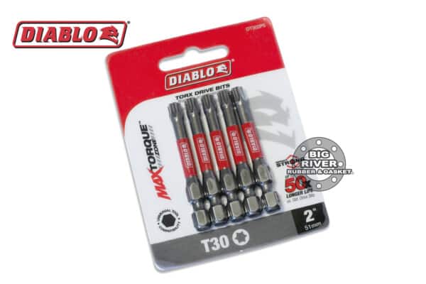 Diablo DT302P5 2" #30 Torx Drive Bits (5-Pack)