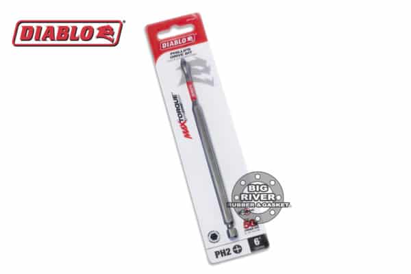Diabo DPH26P1 6" #2 Phillips Drive Bit