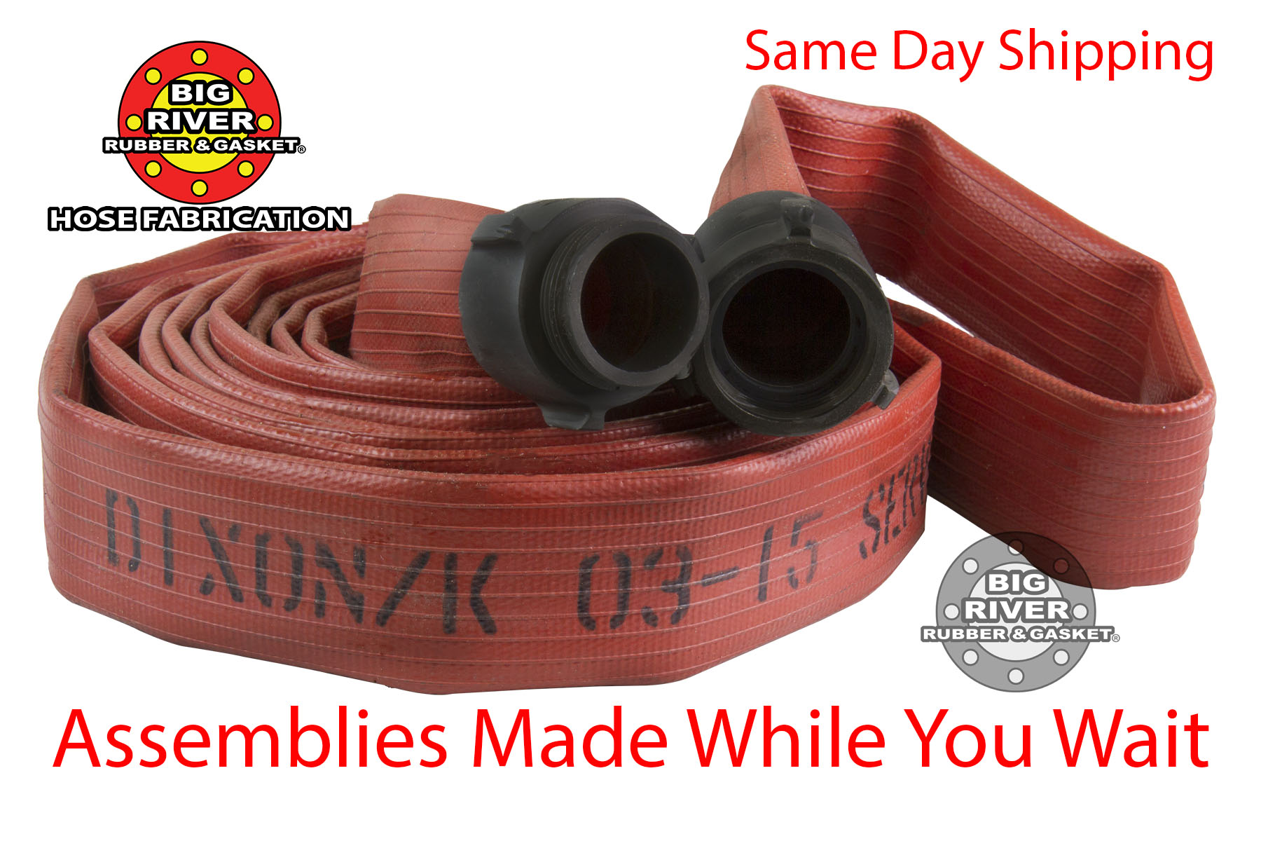 Dixon Nitrile Rubber Fire Hose Assembly Big River Rubber & Gasket