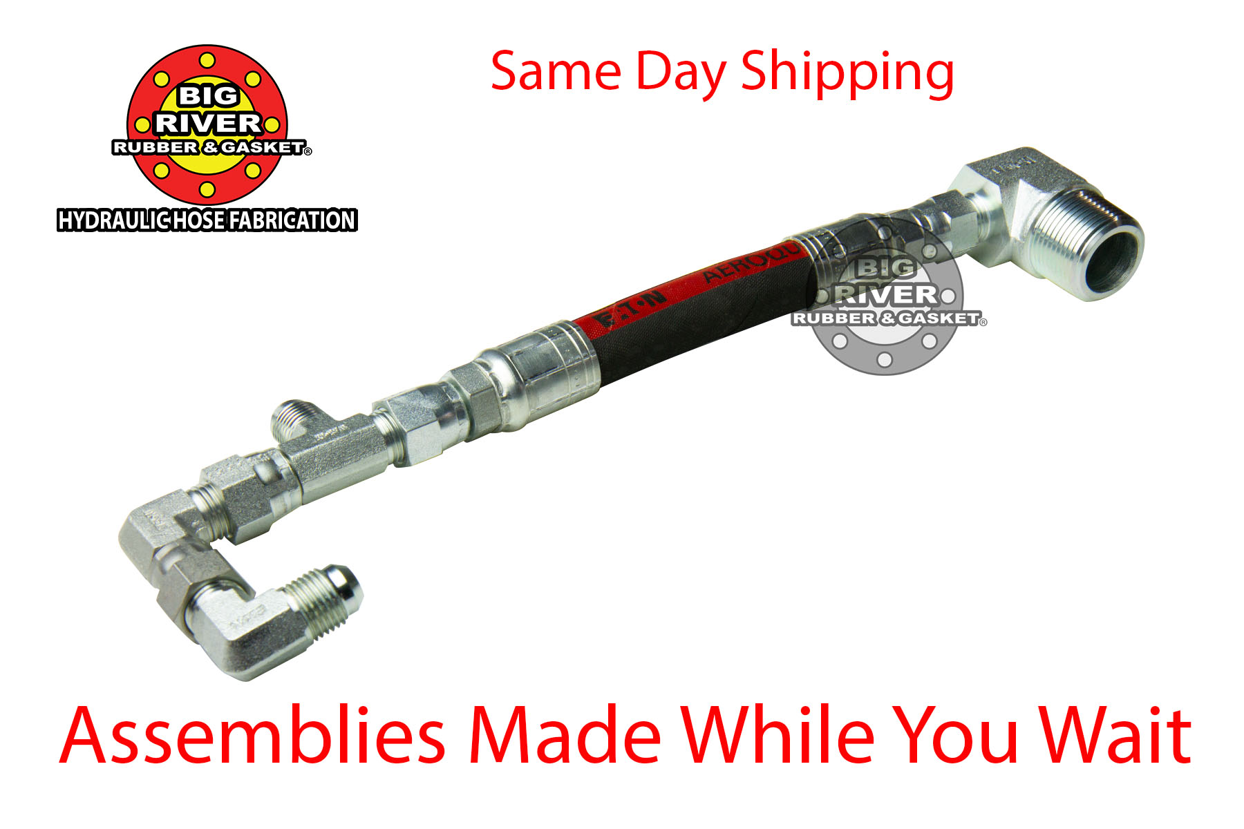 Eaton® Aeroquip® Hydraulic Hose Assembly Big River Rubber & Gasket