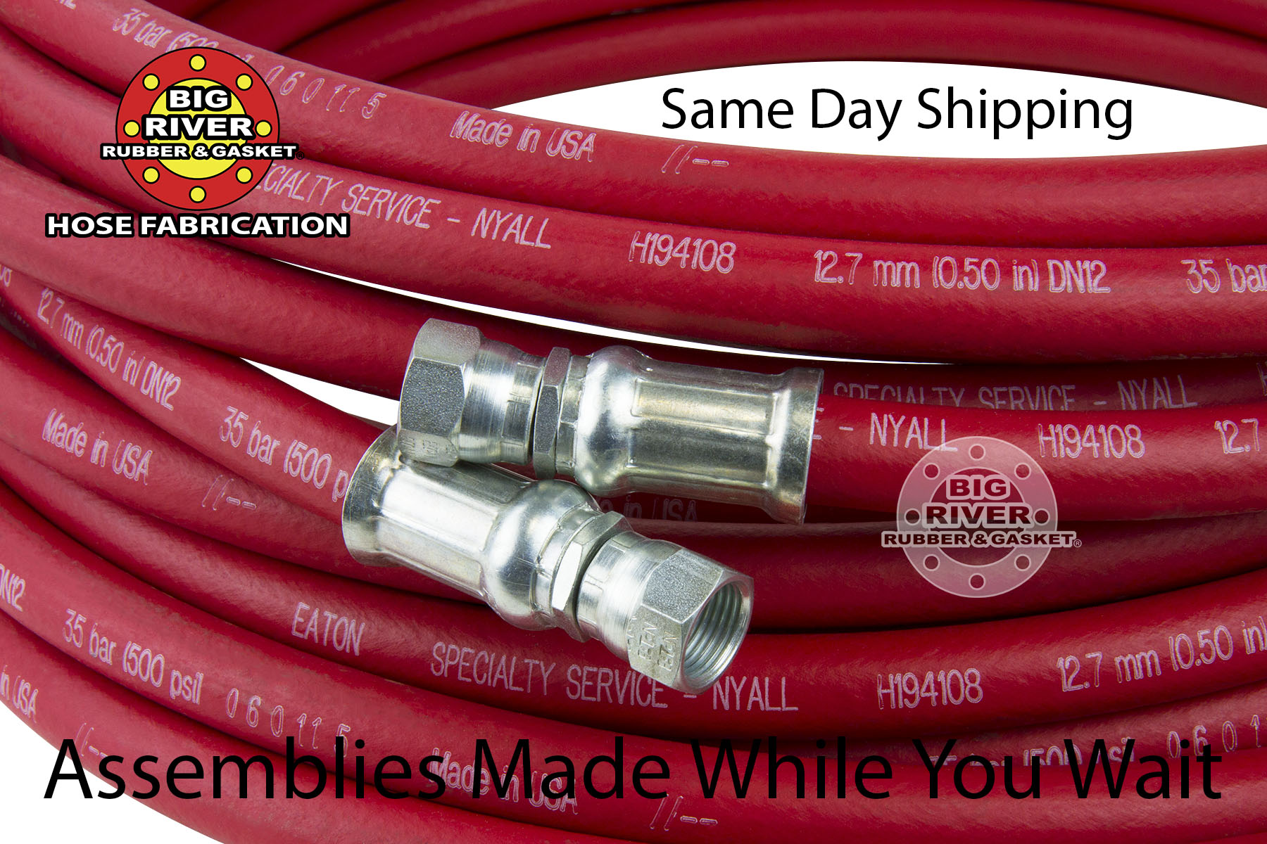 Eaton Nyall Chemical Hose Assembly Big River Rubber & Gasket