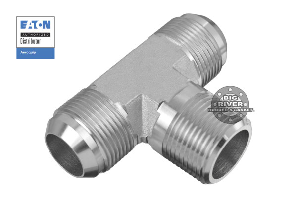 Eaton Aeroquip Male 37° Flare to Male External Pipe to Male 37° Flare Tee Adapter