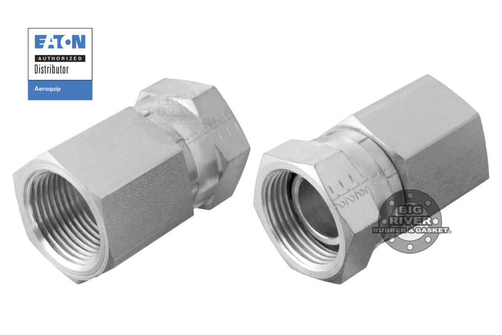 Eaton Aeroquip Internal Pipe Swivel (NPSM) to External Pipe Adapter