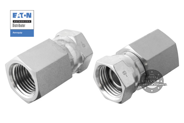 Eaton Aeroquip Internal Pipe Swivel (NPSM) to External Pipe Adapter