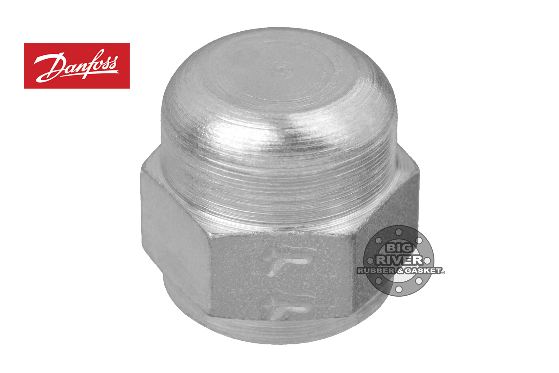 2102924S Danfoss 37° Flare Cap Nut Adapter Big River Rubber & Gasket