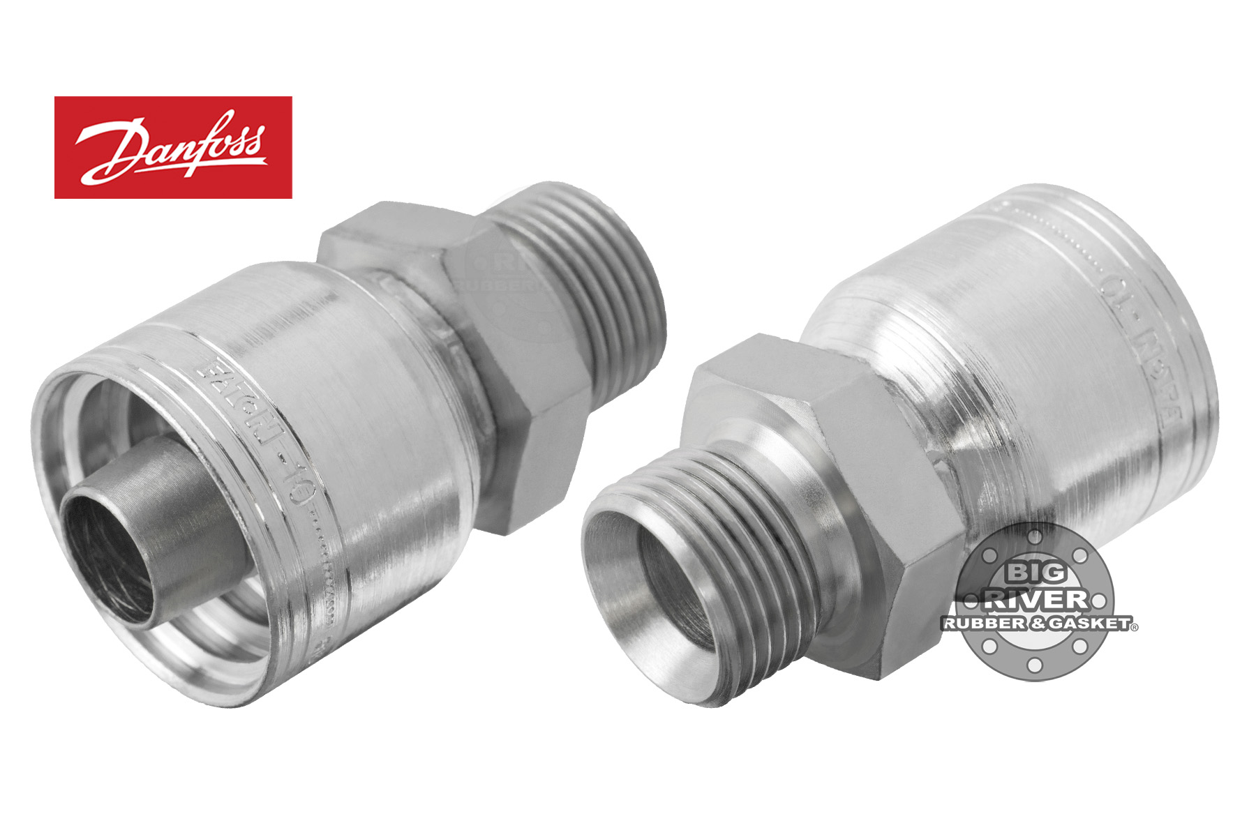 (BP) 1A10BP10 Eaton Aeroquip BSP Male Parallel TTC Crimp Fitting Big