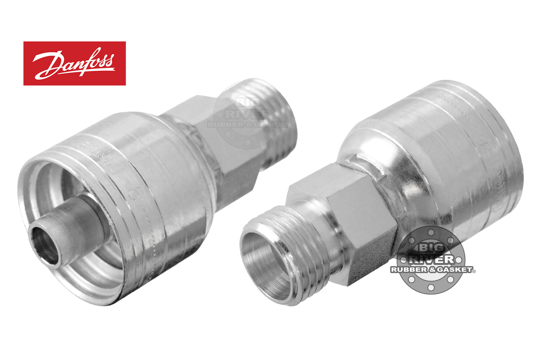 Raccord à Sertir Eaton Aeroquip TTC - Référence 1AA8FRA8, Acier, Neuf (peut Avoir Défauts Mineurs)
