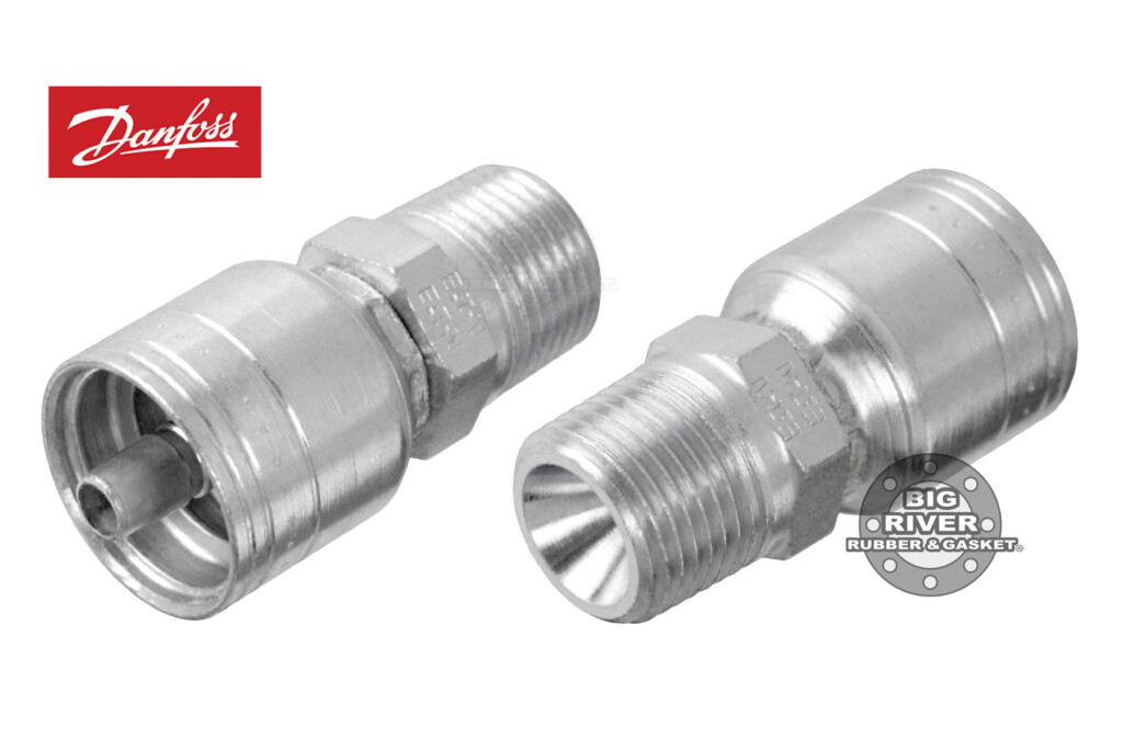 Eaton Fitting 1AA6MP4, Crimp Fitting