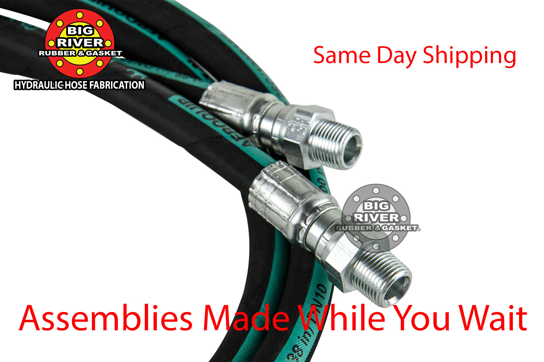 Eaton® Aeroquip® Hydraulic Hose Assembly Big River Rubber & Gasket