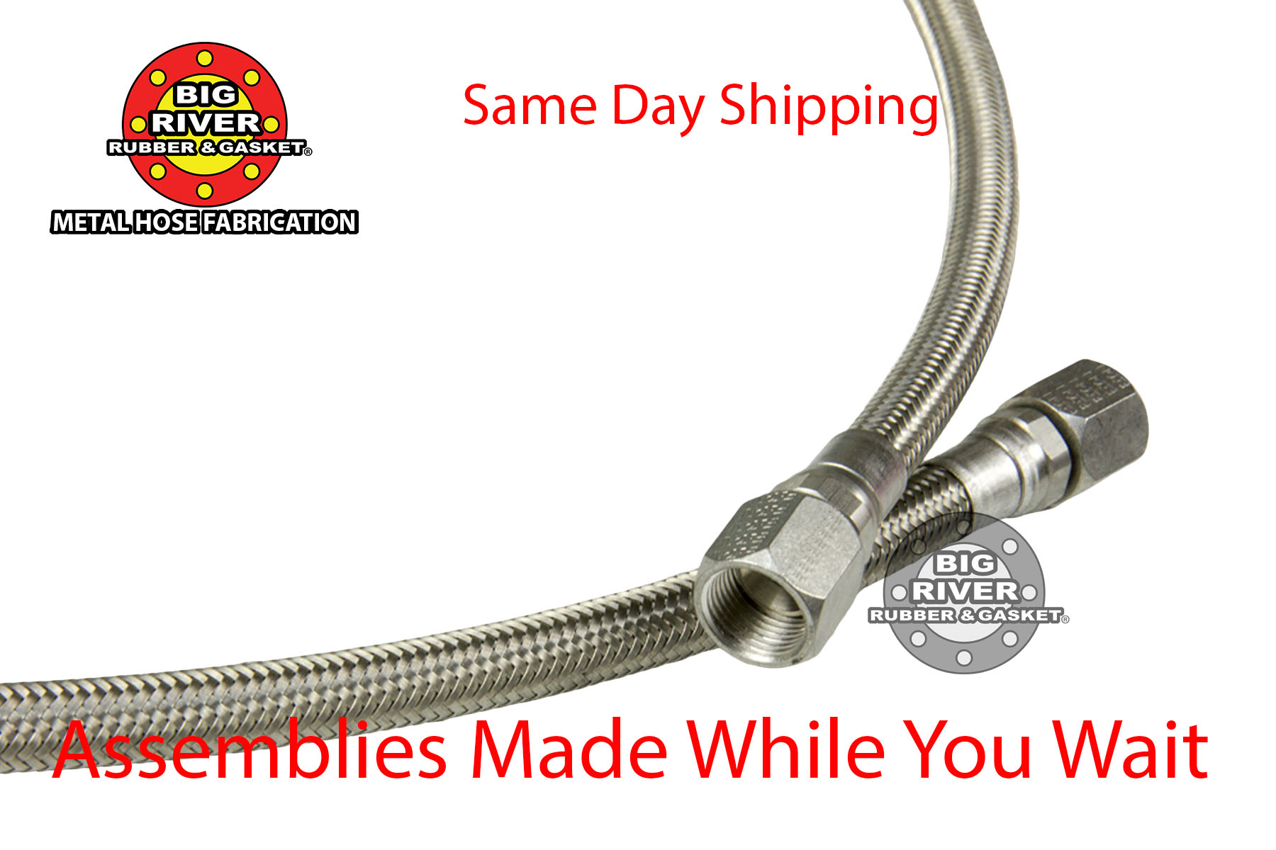 Eaton Everflex® Teflon® Lined Hose Assembly Big River Rubber & Gasket