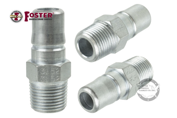 Foster Fitting, Male Thread Plug, Hose Fitting, quick Disconnect
