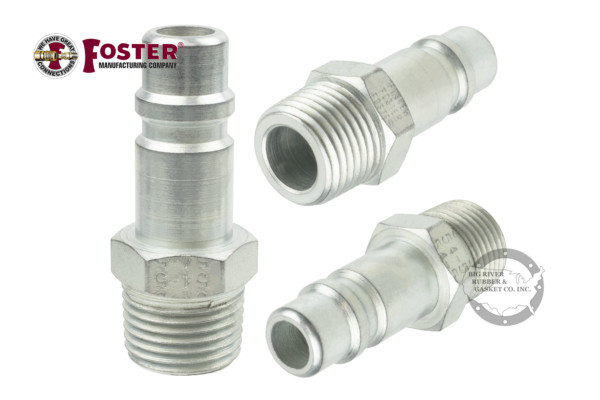 Foster Fitting, Foster, Male Thread Plug, quick Disconnect