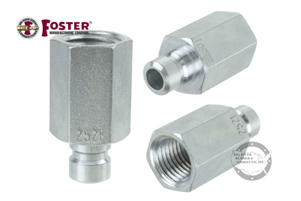 Foster Fitting, Foster, Female Thread Plug, quick Disconnect
