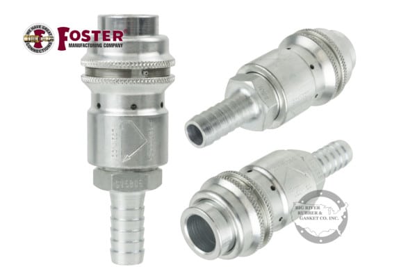 Foster. Foster Fitting, Hose Barb Coupler quick disconnect