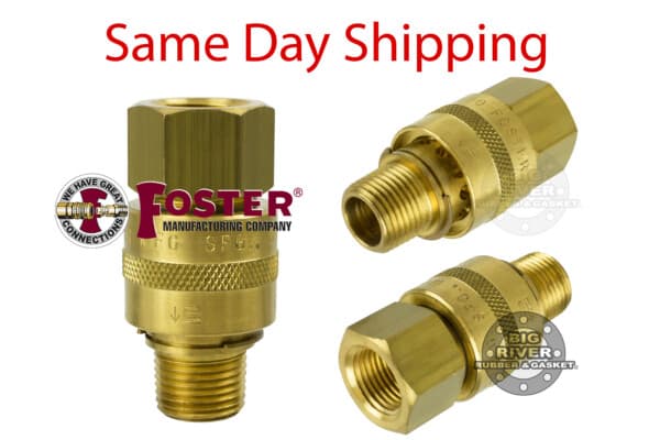Foster Fitting, Foster, Hose Fitting, Sleeve Valve, quick disconnect