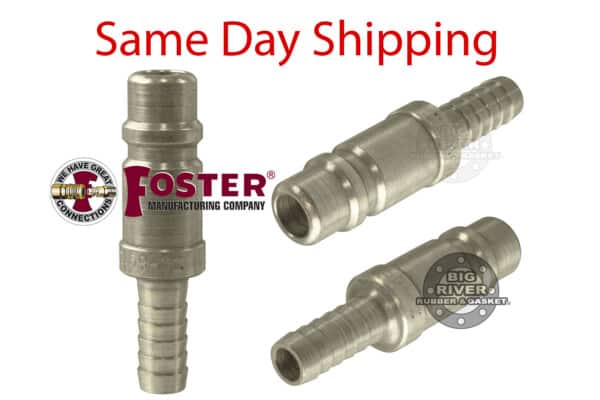 Foster Fitting, Hose Stem Plug, quick disconnect