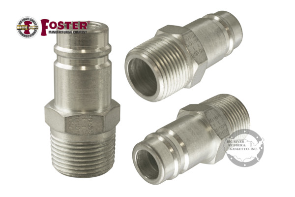 Foster Fitting, Foster, quick Disconnect, Male Thread plug