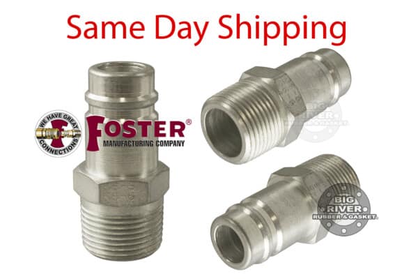 Foster Fitting, Foster, quick Disconnect, Male Thread plug