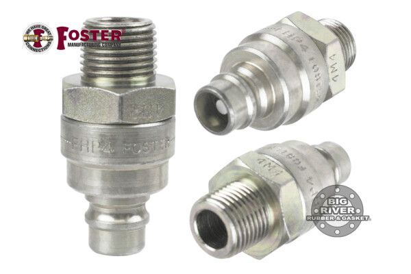 Foster, Foster Fitting, Valved Plug, quick disconnect