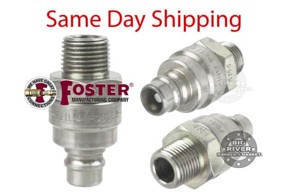 Foster, Foster Fitting, Valved Plug, quick disconnect
