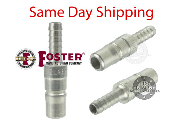 Foster Fitting, Hose Stem Plug, quick Disconnect