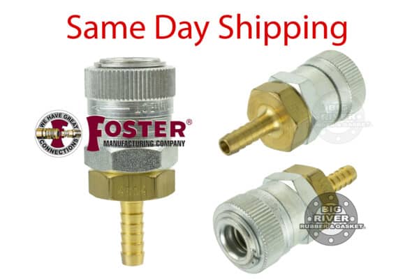 Foster Fitting, Hose Fitting, Hose Stem, quick disconnect