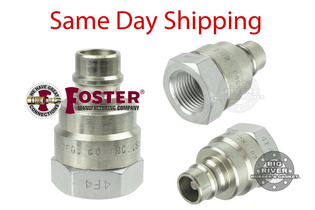 Foster, foster Fitting, Valved Plug,quick Disconnect