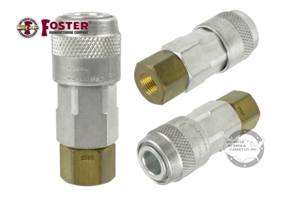 Foster Fitting, Hose Fitting, Manual Socket, quick disconnect