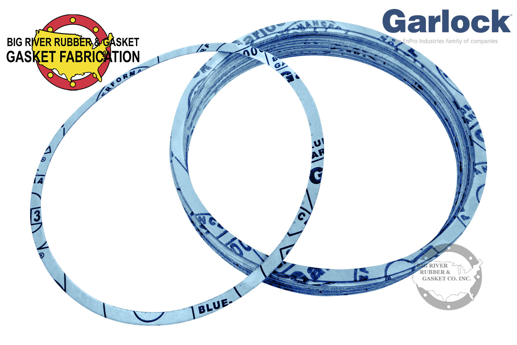 Garlock® Blue-Gard® Style 3000 Gasket | Big River Rubber & Gasket